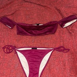 La hearts two piece swimsuit